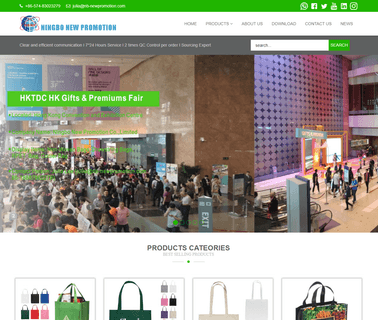 Ningbo New Promotion gift tote