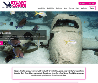 Stuart Coves underwater dive