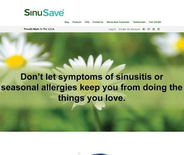 Sinusave Nasal Health used oils
