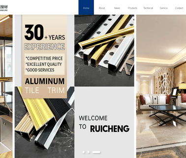 Foshan Nanhai Dali Ruicheng Universal aluminum profile floor tile trim