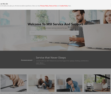 Msi Computer appliances web