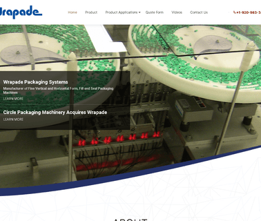 Wrapade Packaging Systems,  cosmetics filling sealing