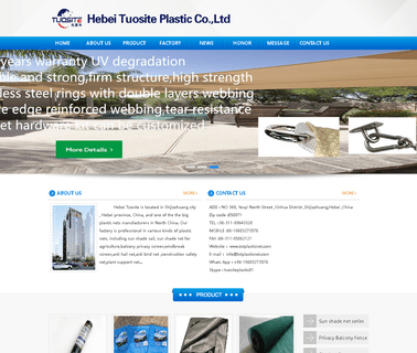 Hebei Tuosite Trade anti bird netting
