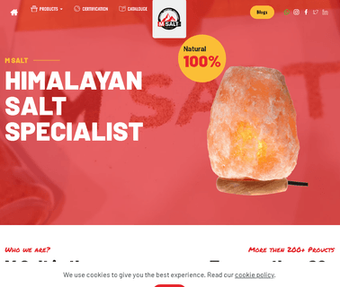 M Salt - Home Page jar soap