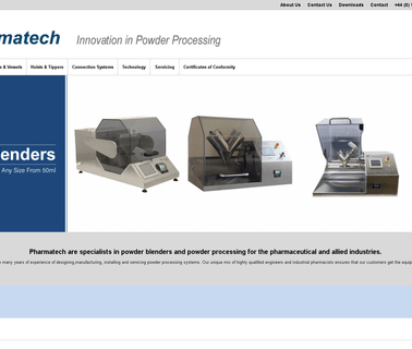 Pharmatech Design & Man drum blending