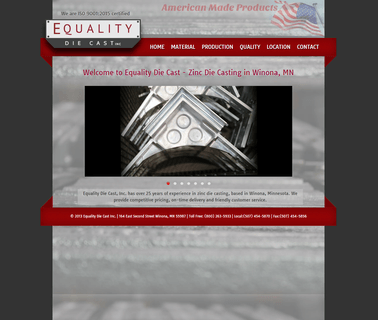 Equality Die Cast Zinc Die Casting Winona Minnesota alloy machining process