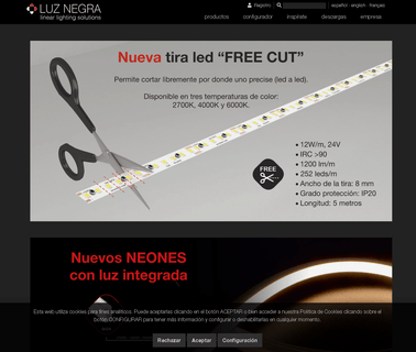 Luz Negra S.L. led aluminium profile light