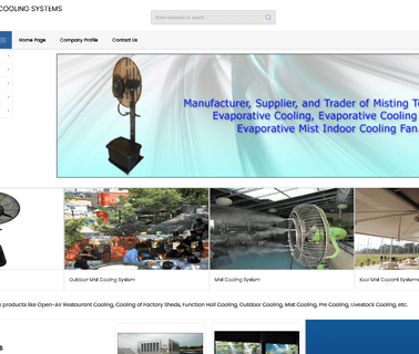 Koolmist Outdoor Cooling Systems fans cool