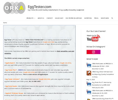 Orka Food Technology Ltd. computer electronic controls