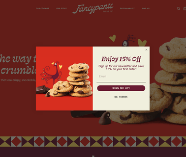 Fancypants Baking Co. hand tear