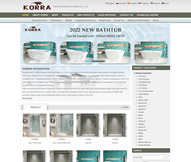 Foshan Korra Sanitary Ware Products bathroom whirlpools