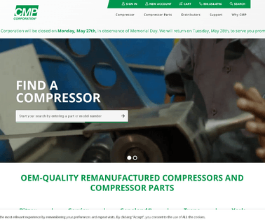 Cmp Corporation screw pumps parts