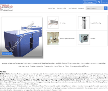 Environs Filter air filter equipments