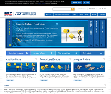 Fluid Components International. gas switches