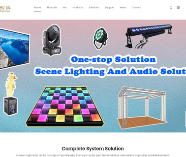 Sunfrom Pro Lighting Equipment Co,Ld light mixed