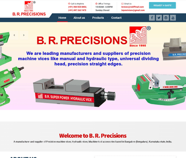 B R Precisions bed type milling machine
