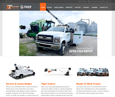 Service Trucks International bodies lube