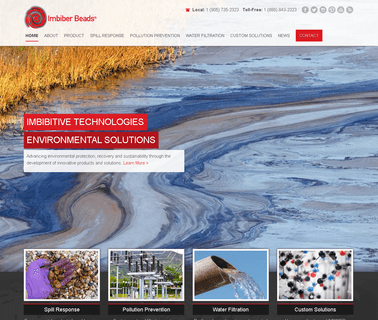 Imbibitive Technologies America, spill containment and prevention