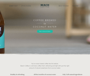 Beach Beverage Company brewed coffee