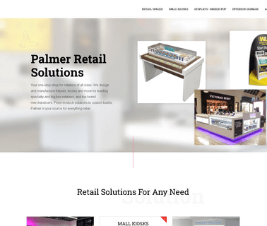 Palmer Retail Solutions lighting retail store