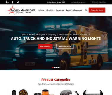 North American Signal Company truck signal