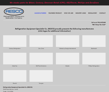 Resco - Refrigeration Equipment Specialist Co tustin