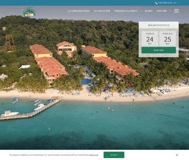 Roatan Resort | Infinity Bay Spa & Beach Resort modern award