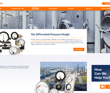 Orange Research electrical pressure gauges