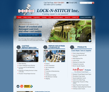 Lock-N-Stitch Inc. metals pins