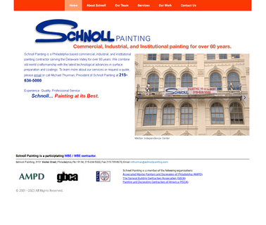 Philadelphias Oldest Commercial Industrial and Institutional building wall paint