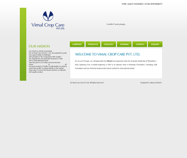 Vimal Crop Care herbicide plant