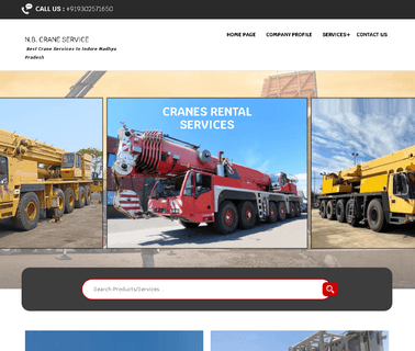 N B Crane Service telescopic boom crane