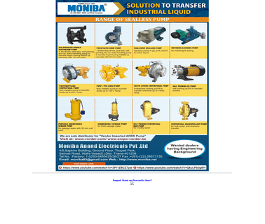 Moniba Anand Electricals rain pump