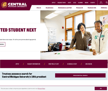 Central Michigan University main 200