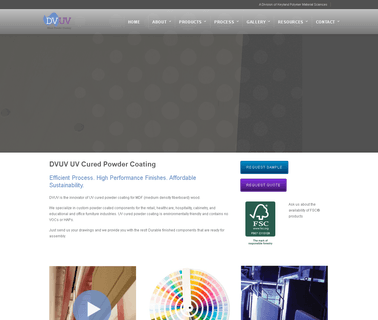Dvuv Uv-Cured Powder Coating for Wood opaque