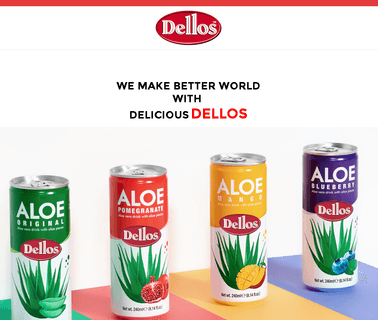 Dellos F & B aloe fruit juice