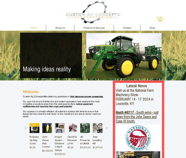 Custom Ag Concepts Manufacturing manufacturing reduce
