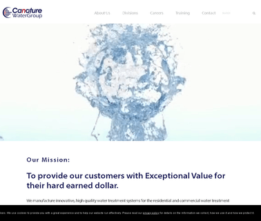 Canature Watergroup water filters and softeners