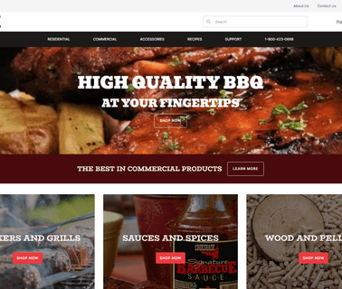 Cookshack barbeque skewer