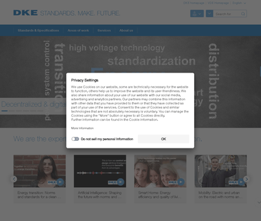 Dke Deutsche Kommission Elektrotechnik electrical specifications