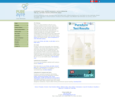 Pure Ayre Odor Eliminator odors