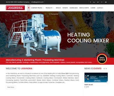 Jogindra Engineering Works mixer cooling