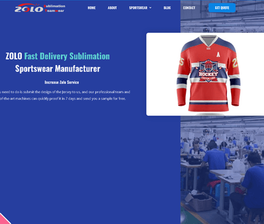 Zolo Sportswear Shenzhen custom baseball jersey