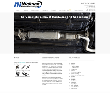 Nickson Industries exhaust pipe tubing