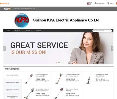 Suzhou Kpa Electric Appliance bagless