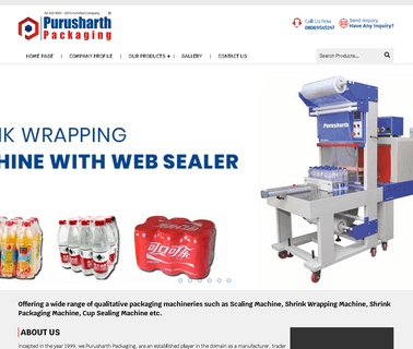 Purusharth Packaging vacuum wrapping machine