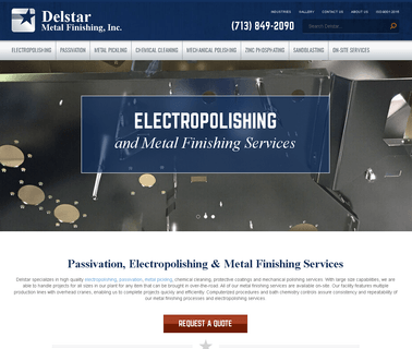 Metal Finishing Services - Passivation Electropolishing Pickling electropolishing nitinol