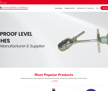 D. B. Instruments & Controls water operated