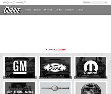Currie Enterprises components consist