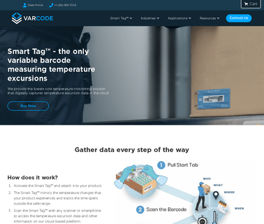 Varcode low temperature storage